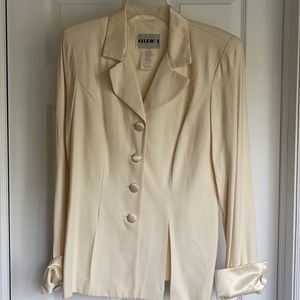 2 piece long sleeve long skirt suit